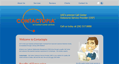 Desktop Screenshot of contactopia.ae